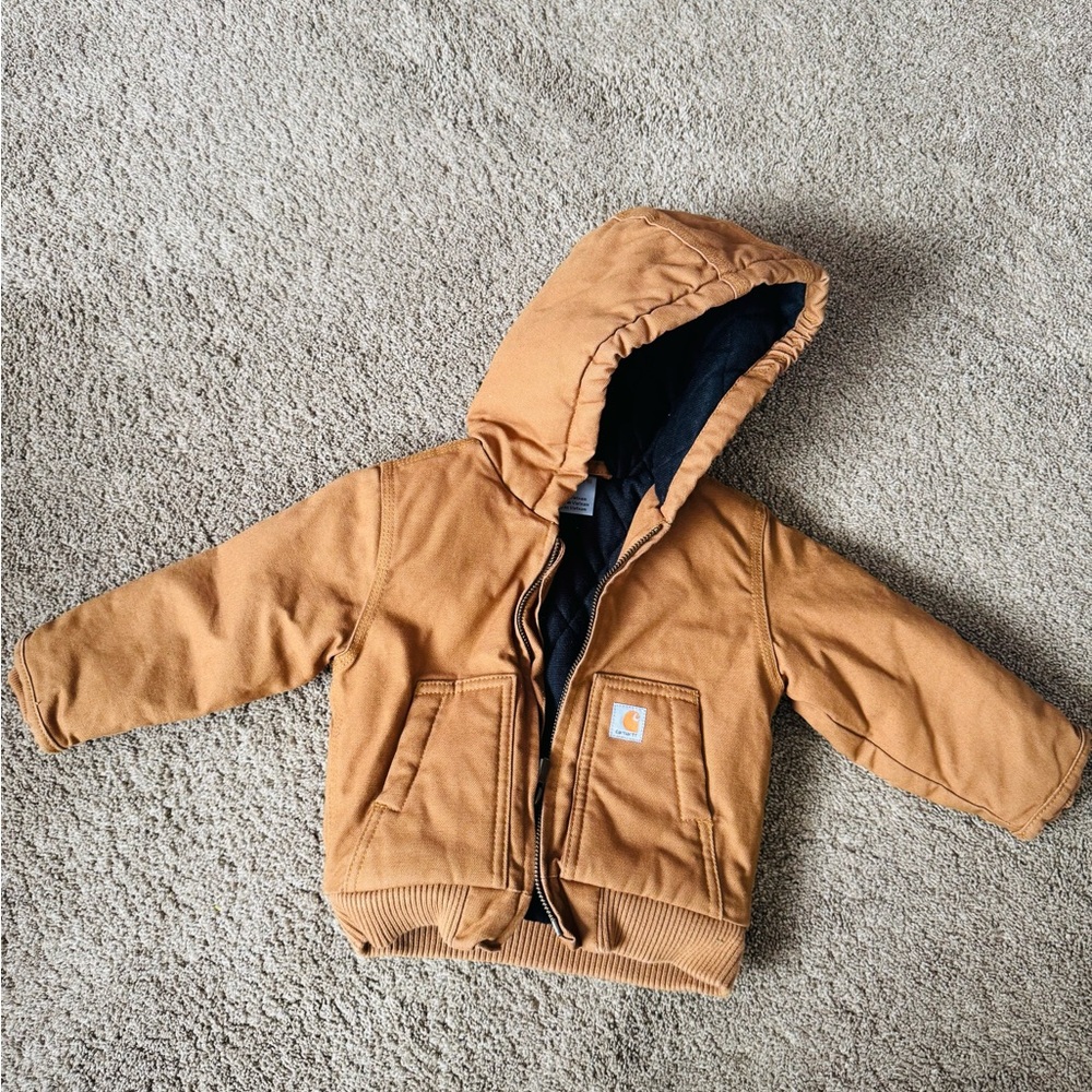 Carhartt Brown Hooded Jacket